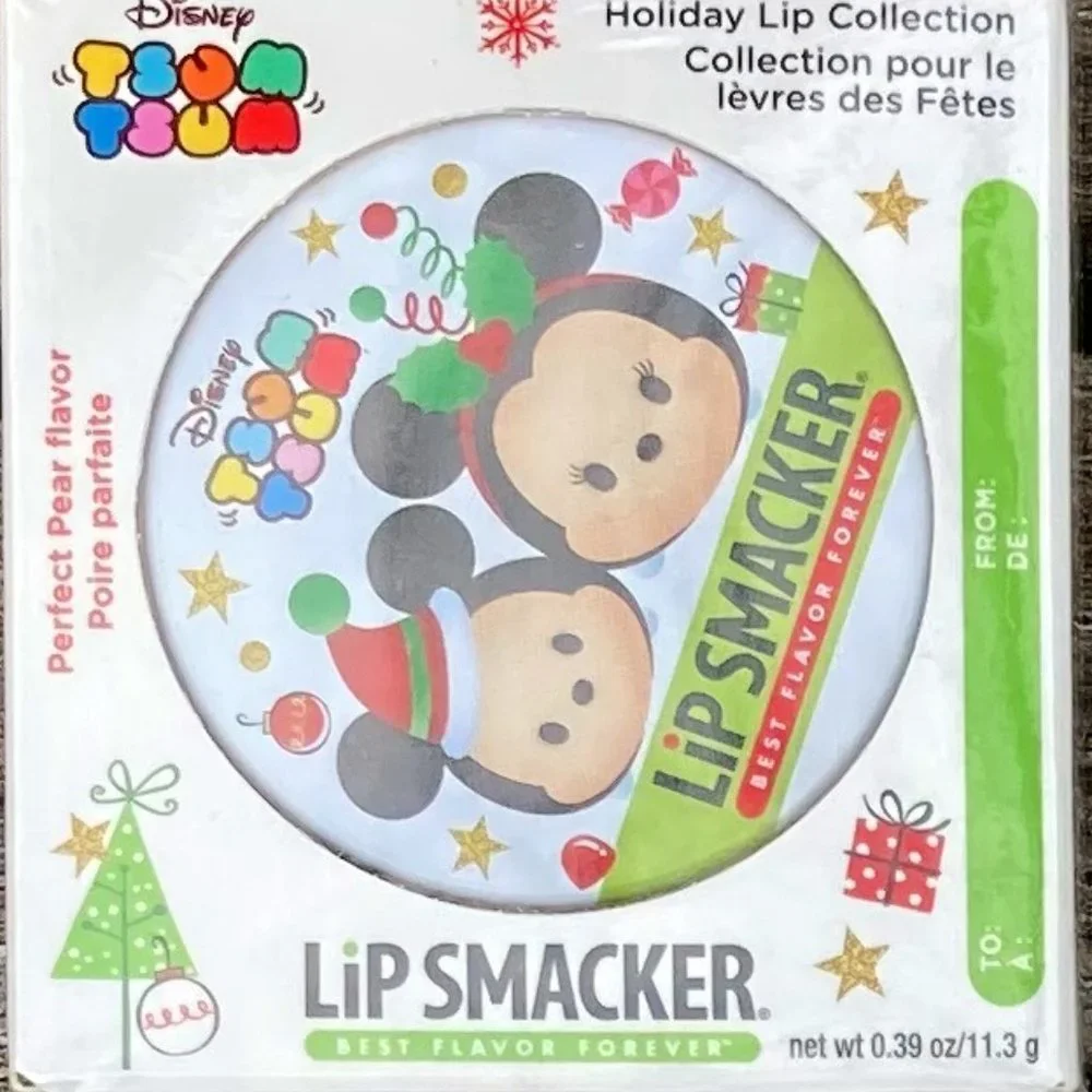 NEW Lip Smacker💗Holiday Lip Collection - Disney TSUM TSUM Characters